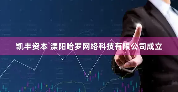 凯丰资本 溧阳哈罗网络科技有限公司成立